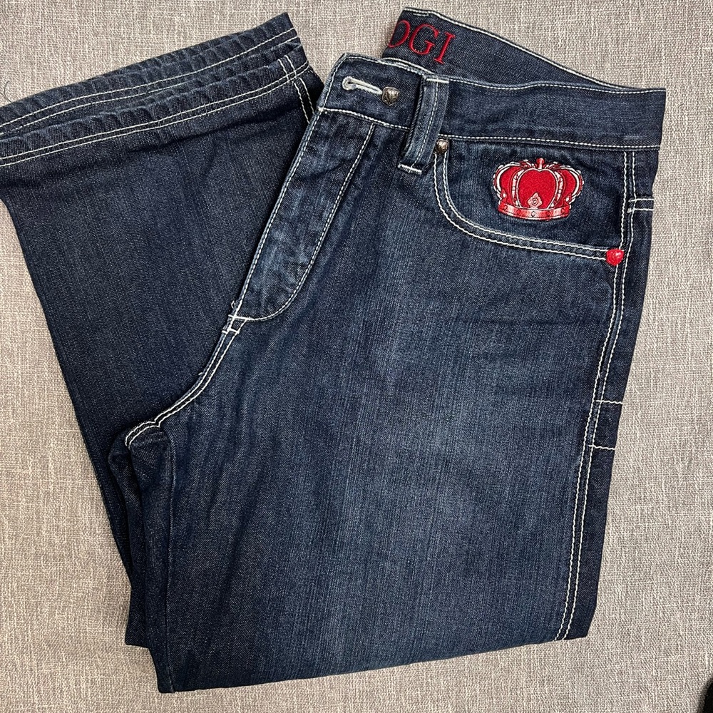 COOGI Jeans Mens 36x29 Embroidered Excellent Condition
